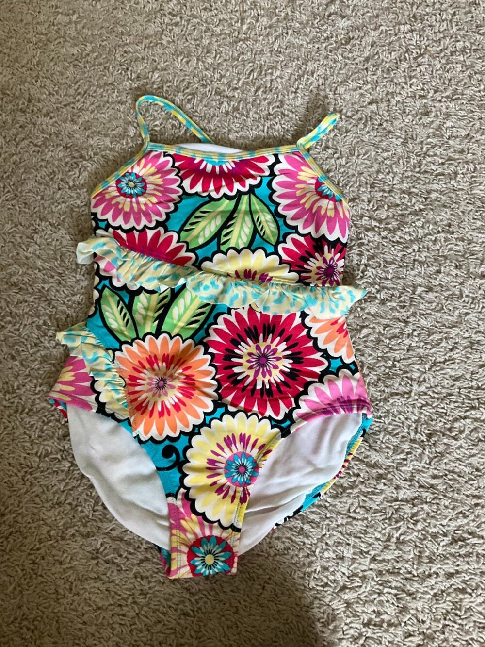 Hanna Andersson Lemon Swimsuit for Girls Size 140 (US 10)